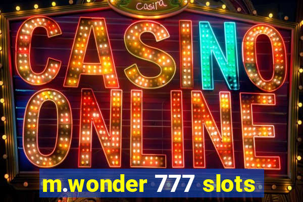 m.wonder 777 slots